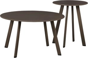 Fém kerek kerti kisasztal ø 40 cm Fer – WOOOD