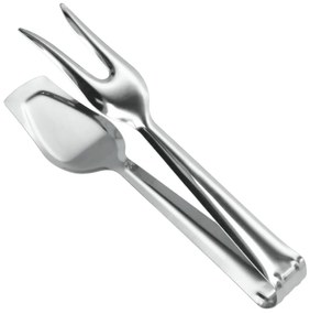 Tongs rozsdamentes acél tálaló csipesz, hossz 20 cm - Metaltex