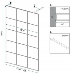 Zuhanyfal Rea Bler-1 120