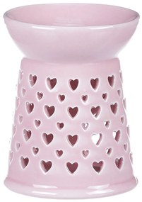 Porcelán aromalámpa Pink, 11 x 11 x 14 cm