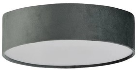 Searchlight 23298-2GY - Mennyezeti lámpa DRUM PLEAT 2xE27/15W/230V szürke