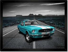 Poszterek keretben 40x30 Mustang az autópályán