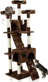 Kaparófa macskáknak Hawaj 170 cm sötétbarna