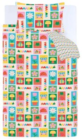 Kétszemélyes gyerek ágyneműhuzat 200x200 cm Curious Caterpillar – Catherine Lansfield