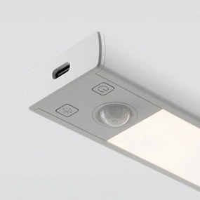 2 darabos szett: VIRO LED újratölthető szenzoros bútorvilágítás, 1,2 W / 800 mAh, 30 cm, CCT, fehér
