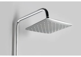 Aqualine FACTOR zuhanyszett csillogó króm kivitelben, csapteleppel