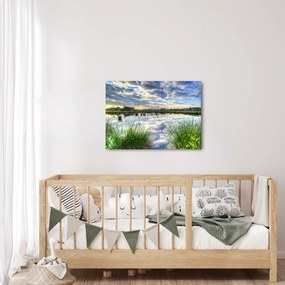 A tó és a nád képe (70x50 cm)