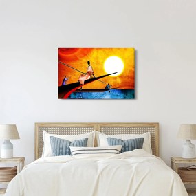 Egy korabeli ősi festmény képe (90x60 cm)