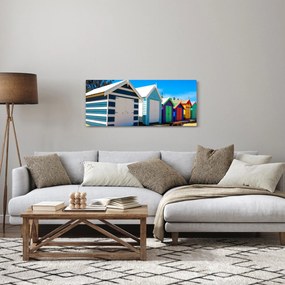 Kép - Brighton Beach, Melbourne, Ausztrália (120x50 cm)