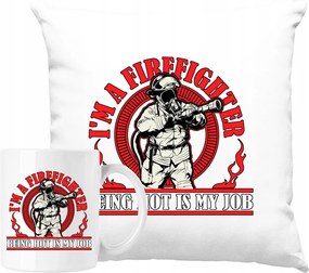Bögre Szett Tűzoltó párna Mentő 2 Ötlet Ajándék