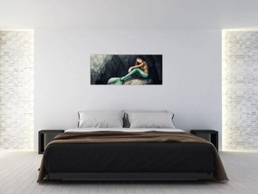 Kép - Hableány a sziklán (120x50 cm)