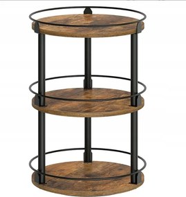 Forgatható Állvány 3 Szintes Fűszertartó Polcok Kozmetikumok