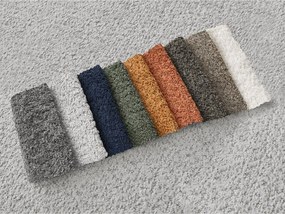 Világosszürke buklé sarokkanapé (bal oldali-heverő résszel) Azra – Bobochic Paris