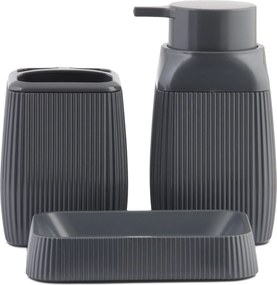 Fürdőszoba Szett 3 Részes Grafit Berretti