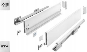 Fiók Gtv Axis Pro 550B1 Közepes L550 H116 Fehér Csendes Kihúzható