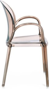 Világosbarna műanyag kerti szék Camilla – Bizzotto