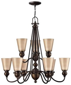 Hinkley HK-MAYFLOWER9 - Csillár láncon MAYFLOWER 9xE27/60W/230V