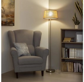 Brilagi - LED állólámpa CERIA 1xE27/40W/230V Ø 35 cm bézs/matt króm