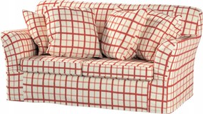 Dekoria Tomelilla 2 személyes kinyitható kanapé huzat Ikea piros