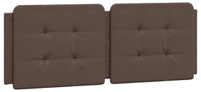 barna műbőr fejtámla párna Zadar 120 cm