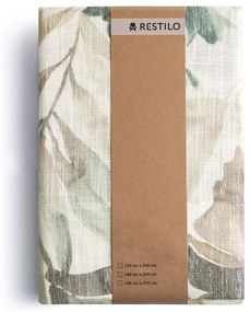 Krémszínű-szürkéskék függöny 135x250 cm Celesta – Restilo