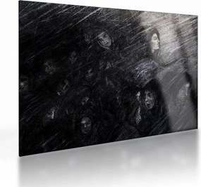 Kép - Szomorúság és lemondás (üvegen) (70x50 cm)