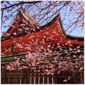 Poszterek 140x140 Japán templom