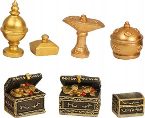 HĂĄromkirĂĄlyok ajĂĄndĂ©kai, betlehemek dĂszĂtĂ©sĂ©hez- 2,7cm magas, 12-16cm-es figurĂĄkhoz