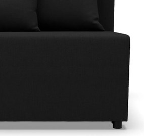 Nobu kanapé, fonott, fekete