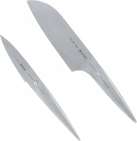 Chroma Type 301 Santoku kés, hámozó kés 2 db-os késkészlet