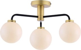 Dar Lighting modern mennyezeti lámpa lainey fehér matt fekete darlai5354-02
