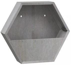 2 db rozsda színű corten acél fali növénytartó 46 x 10 x 40 cm