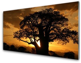 Üvegfotó fa Természet 100x50 cm