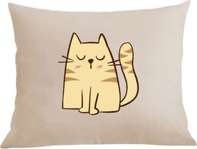 Párna párnahuzat Színes nyomtatás Cica