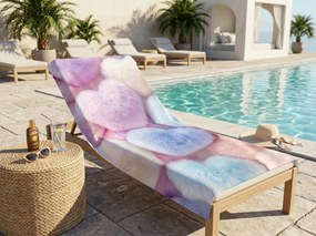 Gyorsan száradó XL strand fürdőlepedő PASTELLA színes 100 x 180 cm, 100% mikroszál