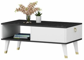 Delux Black and White dohányzóasztal