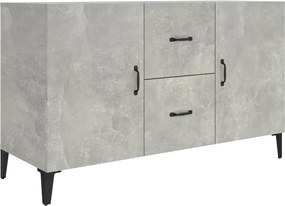vidaXL betonszürke szerelt fa tálalószekrény 100 x 36 x 60 cm