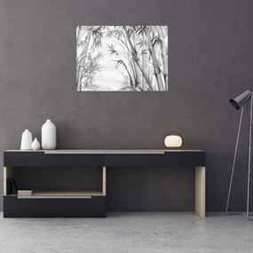 Kép - Bambusz erdő (70x50 cm)