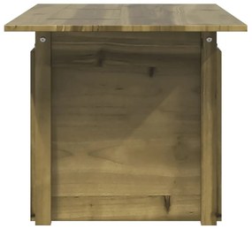 impregnált fenyőfa kerti asztal 100 x 50 x 75 cm