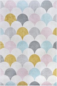 Gyerekszőnyeg 120x170cm ,színes pasztell , puha szőr