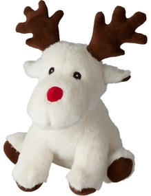 Rénszarvas ajtóütköző fehér, 26 cm