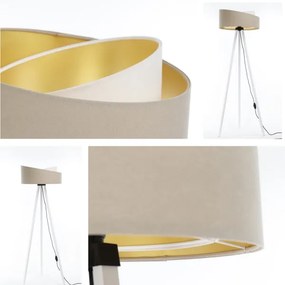 Állólámpa GALAXY 1xE27/60W/230V bézs/fehér