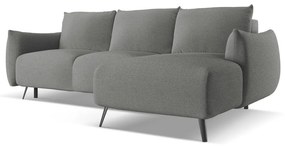 Világosszürke sarokkanapé (jobb oldali) Malie – Makamii