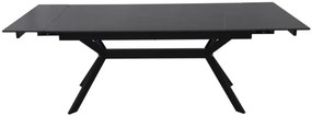 Imperia bővíthető étkezőasztal fekete 180-240 cm