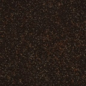 15 db öntapadós lépcsőszőnyeg 56 x 17 x 3 cm barna félkör alakú