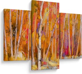 Kép - őszi erdő (90x60 cm)