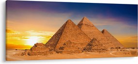 Kép - Egyiptomi piramisok (120x50 cm)