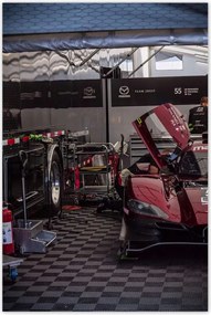 Poszterek 80x120 Piros sportautó