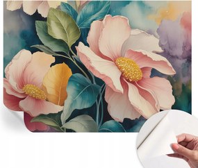 Modern öntapadós fotótapéta Mosható Virágos elegancia 312x219 cm