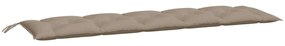 2 db tópszínű oxford szövet kerti padpárna 180 x 50 x 7 cm
